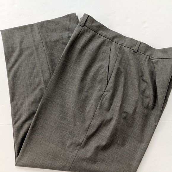 Zanella Dress Pants Womens Plus Size 16 Trouser Gray Stretch Pocket Straight - Picture 7 of 13